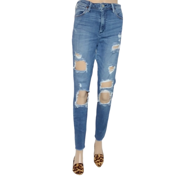Abercrombie & Fitch Denim - Abercrombie & Fitch Simone High Rise Super Skinny Jeans